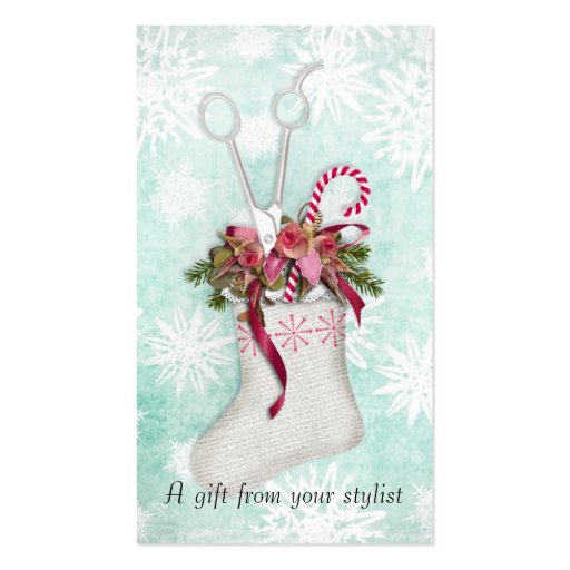 hair salon stylist holiday coupon gift card xmas business hair salon stylist holiday coupon gift card xmas business