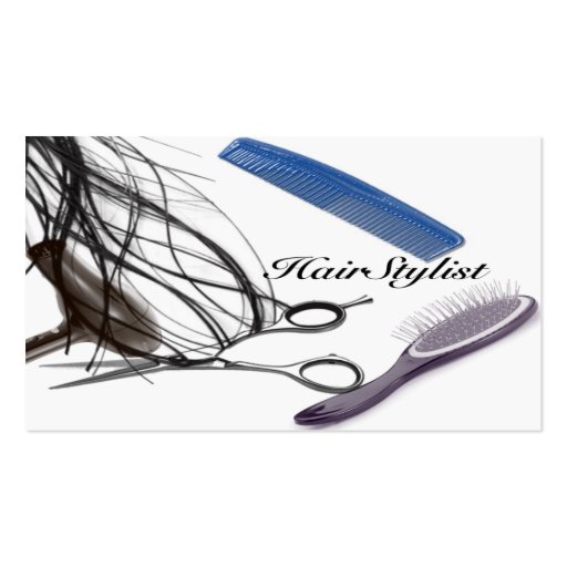 hair stylist business card