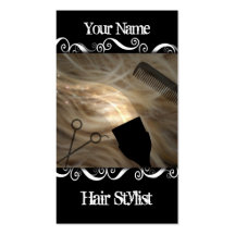Hair Stylist Business Card Template
