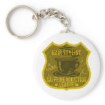 Hair Stylist Caffeine Addiction League keychains
