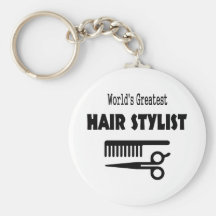Hair Stylist Keyring Key Chains