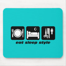 Hair stylist mousemats