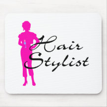 Hair Stylist (Pink) Mouse Mat