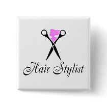 Hair Stylist (Pink/Scissors)