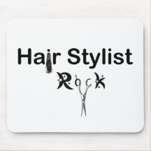 HAIR STYLIST ROCK MOUSE PAD
