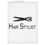 Hair Stylist (Scissors) Greeting Cards