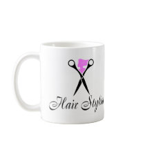 Hair Stylist (Scissors/Pink) Mug