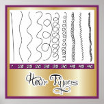 Hair Types1 Posters
