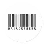 Hairdresser Bar Code stickers