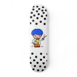 Hairdresser Boy skateboards