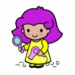 Hairdresser Girl Photo Cut Out