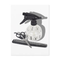 HairdresserItems060910Shadows Postcard
