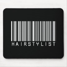 Hairstylist Bar Code Mouse Pad
