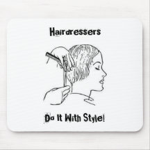 HairStylist Frenzy Mousepads