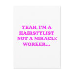 Hairstylist postcards