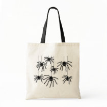 Hairy Cartoon Spiders Bag