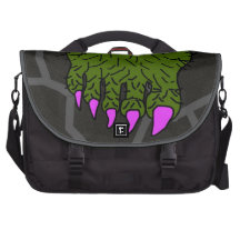 Hairy Green Monster Foot Commuter Bag