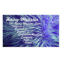 Hairy Monster Business Cards
