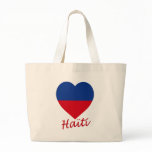 Haiti civil Flag Heart bags