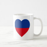 Haiti civil Flag Heart mugs
