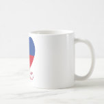Haiti civil Flag Heart mugs