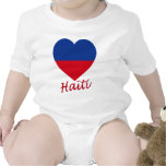Haiti civil Flag Heart t-shirts