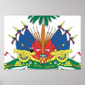 HAITI COAT OF ARMS - posters