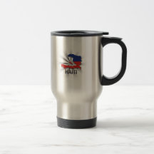 Haiti Flag Map 2.0 Mugs