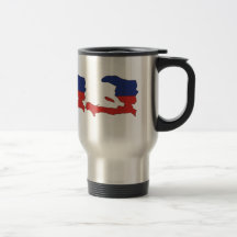 Haiti Flag Map full size Mugs