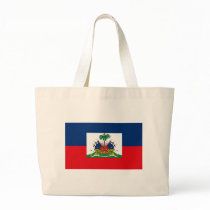 Haiti Flag Tote Bag