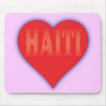 Haiti Heart Mousepad