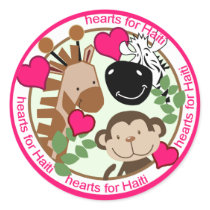 Haiti Relief Valentine Stickers