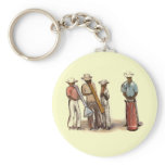 Haitian Street Musicians keychains