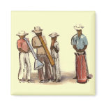 Haitian Street Musicians magnets