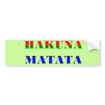 Hakuna Matata/African Phrase for "No Worries" Gift