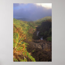 Haleakala National Park Oheo Gulch 7 Pools Print