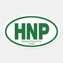 Haleakala National Park Oval Sticker