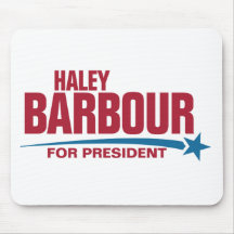 Haley Barbour for President Mousepads