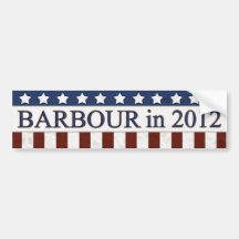 Haley Barbour in 2012 Bumper Sticker