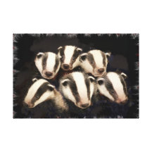 Half A Dozen Cuties Stretched Canvas Prints