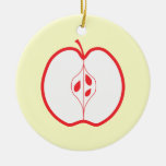 Half a Red Apple. ornaments