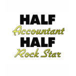 Half Accountant Half Rock Star t-shirts