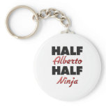 Half Alberto Half Ninja keychains