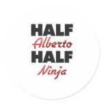 Half Alberto Half Ninja stickers