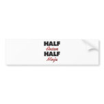 Half Anton Half Ninja bumper stickers
