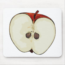 Half Apple Mouse Mats