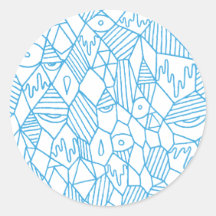 Half Asleep Sticker