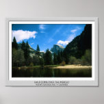 Half Dome over the Merced Print