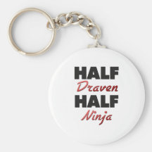 Half Draven Half Ninja Keychains