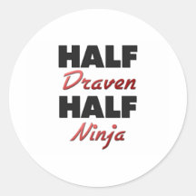 Half Draven Half Ninja Stickers